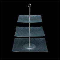ЭТАЖЕРКА 3-х ярусная 8''/10''/11'' d=21/25/30см Corone Aqua"" 87310