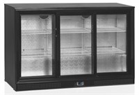Шкаф холодильный со стеклом TEFCOLD DB301S-3 барный черный 88217