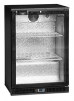 Шкаф холодильный со стеклом TEFCOLD DB126H барный черный 88219