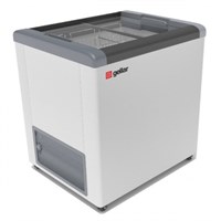 ЛАРЬ морозильный FG 250 C GELLAR серый (прямое стекло) 88280