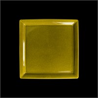 ТАРЕЛКА квадратная с бортами 10'' 265мм, желтый Corone Cocorita" [XSY2260]" 89290