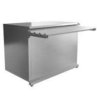Прилавок нейтральный Luxstahl ПН-1100 Premium (нерж.) 89860