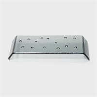 Блюдо прямоугольное, стекло 24х9,5х3 см, серое, глянцевое [TOP-S-GR] 90551