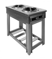 Индукция WOK OBOD/2 зоны, подставка 91113