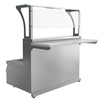 Мармит первых блюд 2-конфорочный индукционный Luxstahl МПИ (С)-1200 Premium (камень) 91135
