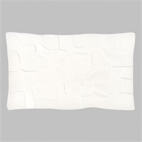 Блюдо прямоугольное 32,5*19,5 см Texture Style белое фарфор P.L. Proff Cuisine [99002050] 91548