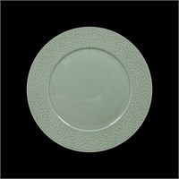 ТАРЕЛКА мелкая с бортами 11 280мм, зеленый "Corone Nori" [LQ-QK15289-GRE]" 91554