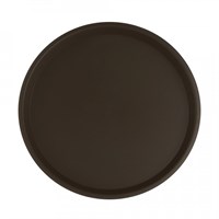 Поднос d=41см круг прорезиненный   [023651] 91929