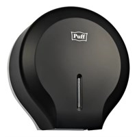 Диспенсер туалетной бумаги Рuff-7130Bl, черный, с замком, ABS-пластик 92500