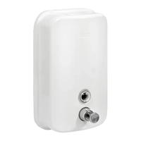 Дозатор для жидкого мыла из нержавеющей стали PUFF-8615W, белый, 1000 мл, порошковое окрашивание 92506