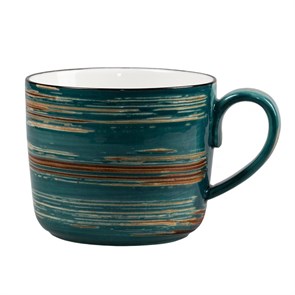 Кружка серия Texture Dark Green Lines h 8 см, d 9,5 см, 350 мл, P.L. Proff Cuisine 11693