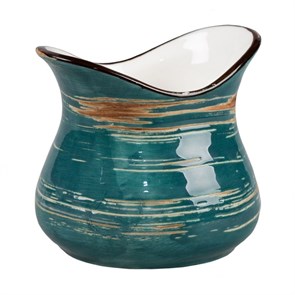 Соусник/молочник серия Texture Dark Green Lines 7,4*4,8 см, h 6,5 см, 100 мл, P.L. Proff Cuisine 11698