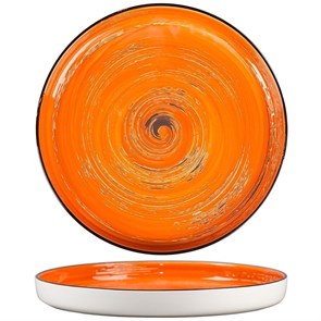 Тарелка с бортом Texture Orange Circular 28 см, h 3,1 см, P.L. Proff Cuisine 11717