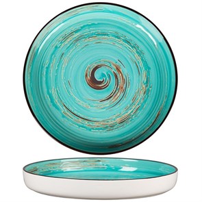 Тарелка с бортом Texture Light Cyan Circular 23 см, h 3 см, P.L. Proff Cuisine 11719