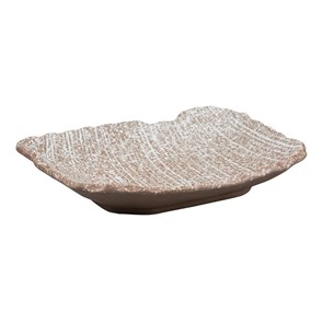 Блюдо для подачи  26*20*4,3 см, Brown Taiga Untouched. P.L. Proff Cuisine 11736