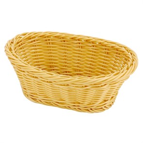 Подставка плетеная для выпечки 23*16*7 см, бежевая, P.L. Proff Cuisine 11801