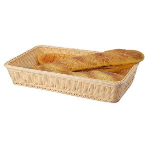 Подставка плетеная для выпечки 53*32,5*10 см бежевая, ротанг, P.L. Proff Cuisine 11808