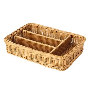 Подставка плетеная для столовых приборов, 40*30*7 см, P.L.Proff Cuisine 11811