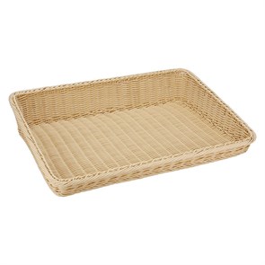 Подставка плетеная для выпечки 60*45*12 см, бежевая, P.L. Proff Cuisine 11813