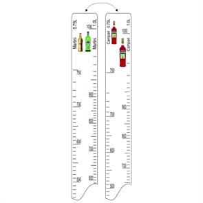 Барная линейка Campari (750мл/1л) / Martini (500мл/1л), P.L. Proff Cuisine 12013