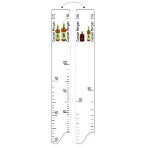 Барная линейка Captain Morgan (500мл/700мл/1л), P.L. Proff Cuisine 12014