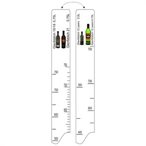 Барная линейка Glenfiddich 12,15,18,21лет (750мл) / Glenfiddich 12 лет (500мл), P.L. Proff Cuisine 12030