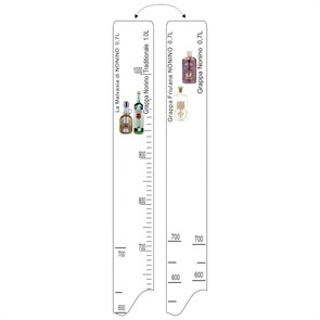 Барная линейка Grappa Nonino/Friulana/La Malvasia (700мл) / Traditionale (1л), P.L. Proff Cuisine 12032