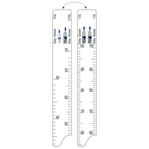 Барная линейка Grey Goose (500мл/750мл/1л), P.L. Proff Cuisine 12034