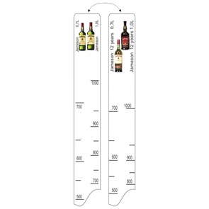 Барная линейка Jameson (700мл/1л) / Jameson 12 лет (700мл/1л), P.L. Proff Cuisine 12042