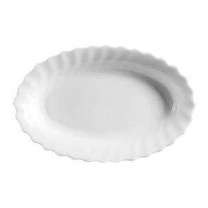 Блюдо овальное Luminarc Trianon 22*14 см, h= 3 см, стеклокерамика, белый цвет, ARC, 12649