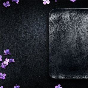 Тарелка квадратная плоская RAK Porcelain Karbon 30*30 см 1542