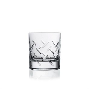 Стакан Олд Фэшн RCR Prestige Steel 290 мл, хрустальное стекло, Италия (ЗАКАЗНОЕ) 12732