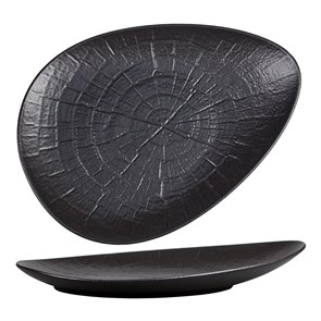 Блюдо  Black Raw Stellar для подачи 23,3*31*5 см, P.L. Proff Cuisine 12766