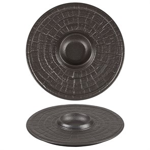 Блюдо для подачи  Black Raw Stellar 25 см, P.L. Proff Cuisine 12786