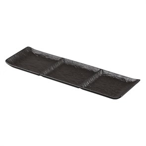Блюдо для подачи  Black Raw Steller 40*13*2,8 см, P.L. Proff Cuisine 12787