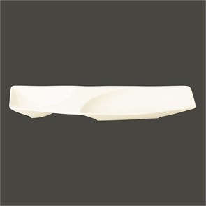 Тарелка RAK Porcelain Mazza прямоугольная, 2 секции, 53*30 см 1578