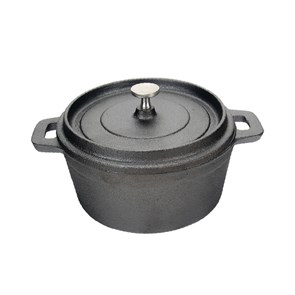 Кастрюля с крышкой порционная 500 мл, 12,5*6 см, чугун, P.L. Proff Cuisine 12973