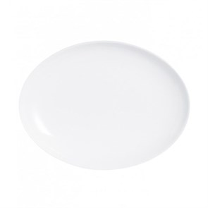 Блюдо овальное Luminarc 33*25 см, стеклокерамика, белый цвет, ARC, Франция (/6/24) 13422