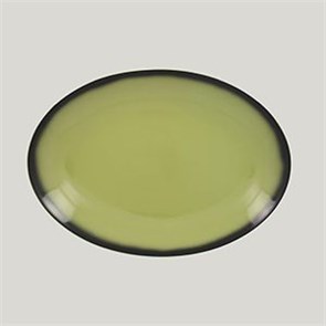 Блюдо овальное RAK Porcelain LEA Light green (зеленый цвет) 26 см 13449