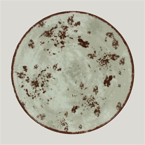 Тарелка RAK Porcelain Peppery круглая плоская 27 см, серый цвет 1671