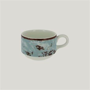 Чашка RAK Porcelain Peppery круглая штабелируемая 230 мл, голубой цвет 1676