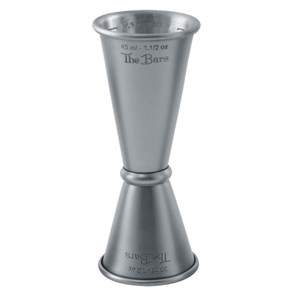Джиггер барный The Bars Vintage 15-30-45 мл, нержавеющая сталь 13947
