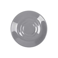 Блюдце круглое «Corone» 145 мм серое [LQ-SK0052-431C] фк088/3