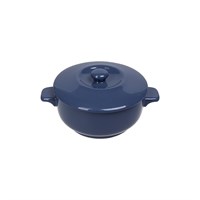Горшок с крышкой «Corone» 450 мл синий [LQ-SK0037-P014] фк0111/4