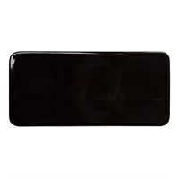 Блюдо прямоугольное «Corone» 360х165 мм плоское черное [LQ-SK0010-K] фк0254/1