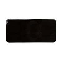 Блюдо прямоугольное «Corone» 305х140 мм плоское черное [LQ-SK0010-K] фк0253/1