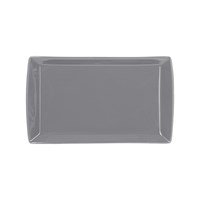 Блюдо прямоугольное «Corone»  352х230 мм серое [LQ-SK0033-431C] фк983/3