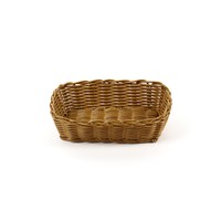 Корзинка пластиковая 210х145 мм коричневая [KT3053] кт1912