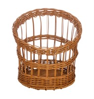 Корзинка пластиковая 350 мм коричневая [Brown 5440] кт310