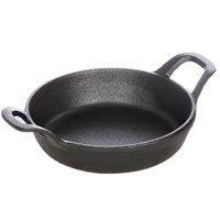 Сковорода чугунная 160/37 с двумя ручками порционная Luxstahl [CIPR6250] кт1190